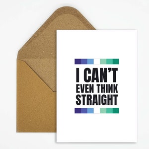Carte postale LGBTQ, carte de fierté LGBTQ avec slogan, carte de fierté pour la communauté LGBTQ, carte queer en cadeau, carte postale pour les gays