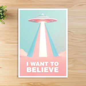 Carte postale transgenre Je veux croire, Carte postale transgenre, Carte postale LGBTQ, Identité transgenre, Fierté transgenre, Cadeau