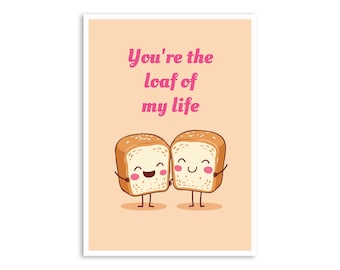Valentine's Day card, funny postcards, gift for girlfriend, gift for boyfriend, postcard love, postcard sayings, sweet postcard