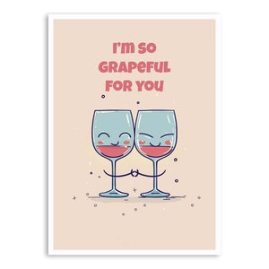 Biglietto di San Valentino, cartolina divertente, cartolina con frasi, regalo, biglietto di compleanno, cartolina d'amore, cartolina del vino, cartolina del partner