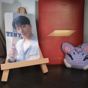 Aniteez style Ateez Sandeoki amigurumi plush keychain
