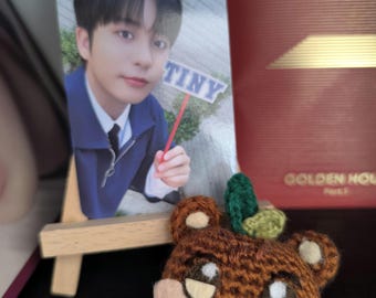 Aniteez Style Ateez Jjongbear Amigurumi Plush Keychain - Etsy