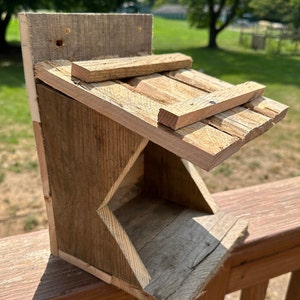 Dove or Robin Nesting Shelf - Reclaimed wood