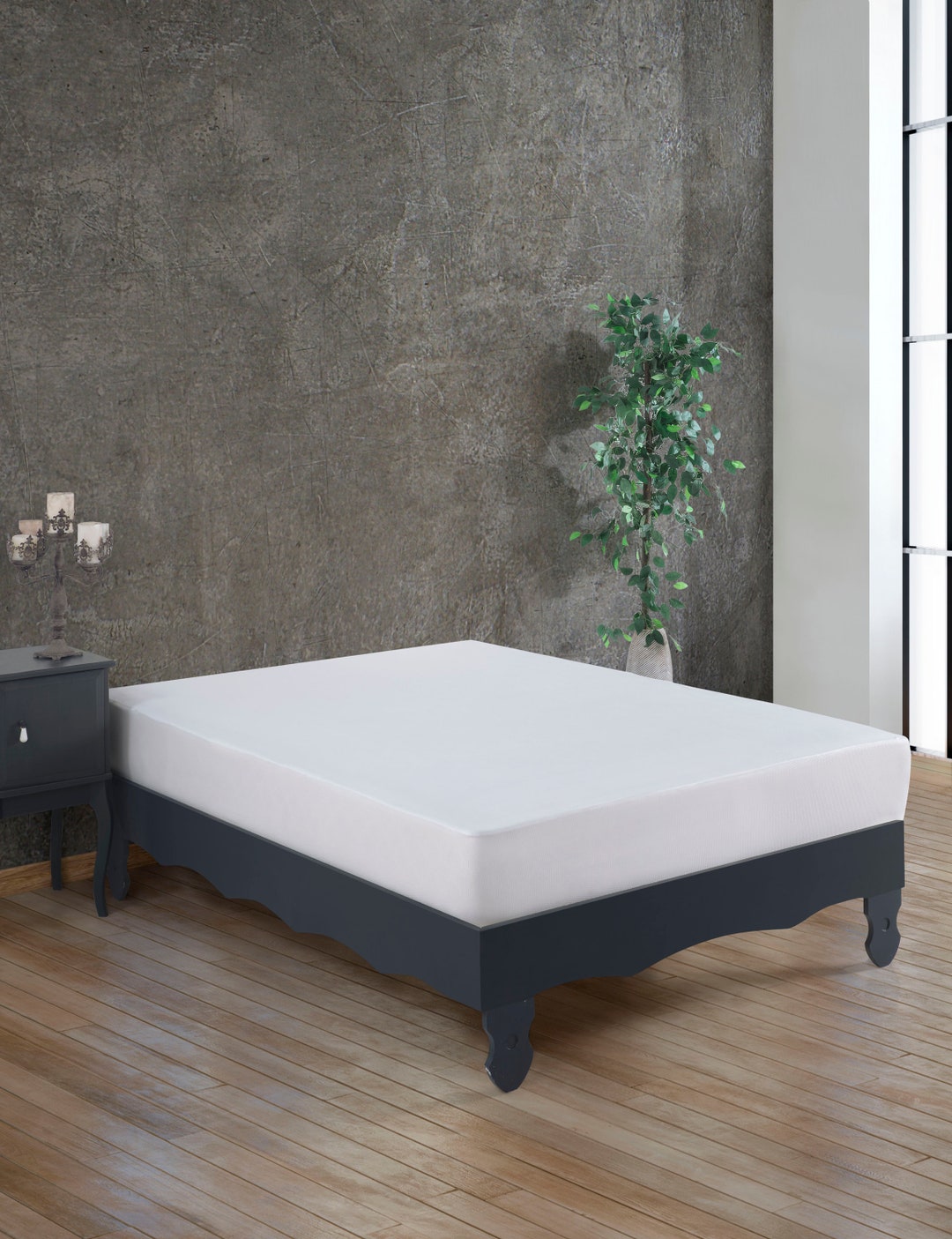 Waterproof Mattress Protector Turkish Terry Cotton Fitted Mattress Pad