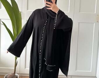 Abaya Inci made of Medina silk in standard size for women