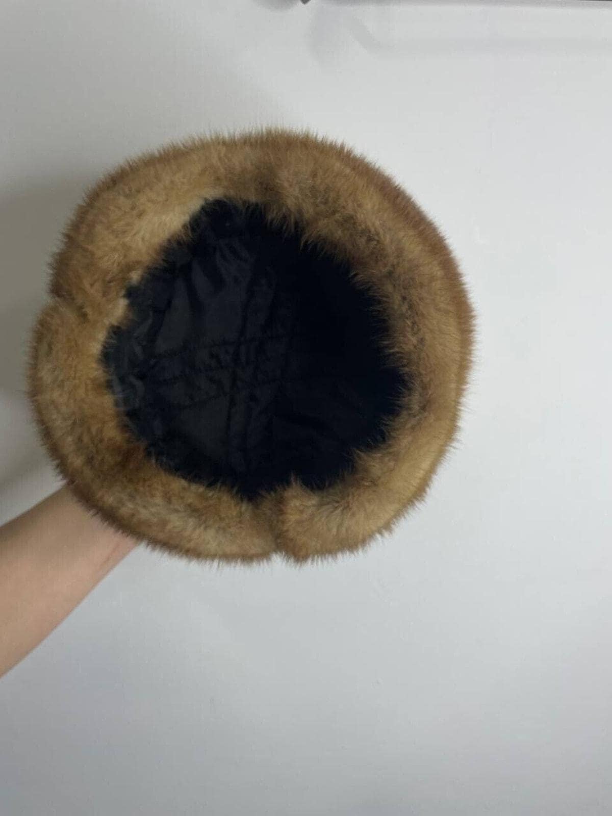 Vintage Brown Fur Classic Lined Round Russian Style Head  Women Hat Women main image 4