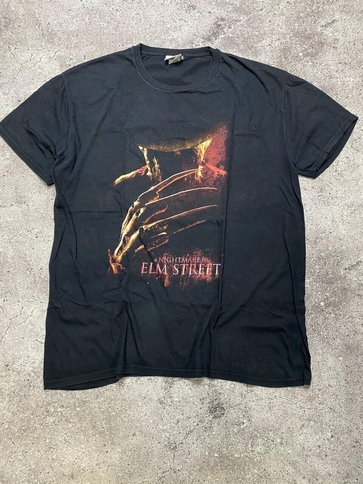 ヴィンテージ エルム街の悪夢 ホラー映画 Tシャツ ブラック フレディ