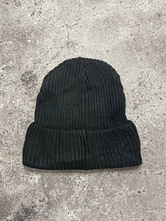 Vintage Patagonia Black Knit Beanie Hat Trusted Embroidery  display picture 3