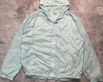 Chaqueta cortavientos Nike grande con capucha y diseño retro