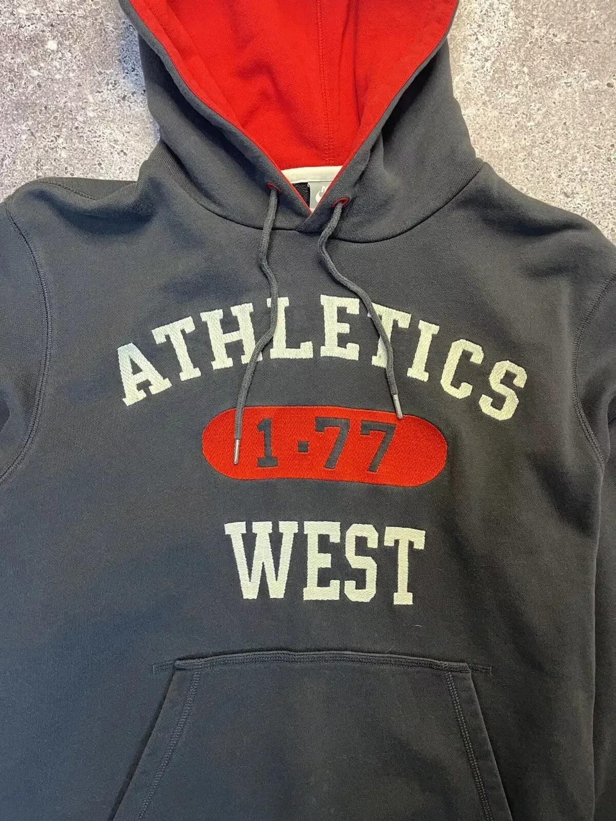 Vintage Nike Athletic West Hoodie - Etsy