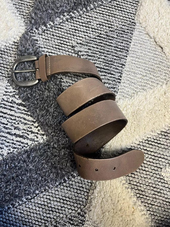 Vintage Maison Margiela Leather Belt - Etsy