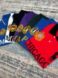 Vintage Polo Ralph Lauren Big Pony Polo Shirt Blue City Edition Crest Logo Men product logo