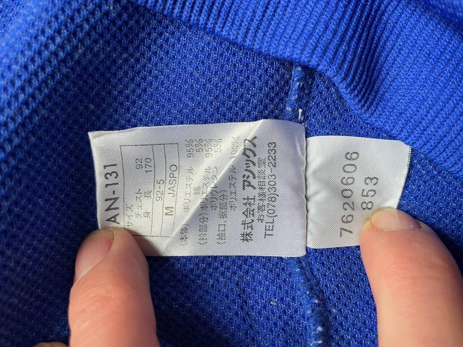 Vintage Asics Japan National Team Quarter Zip Sweatshirt Blue S