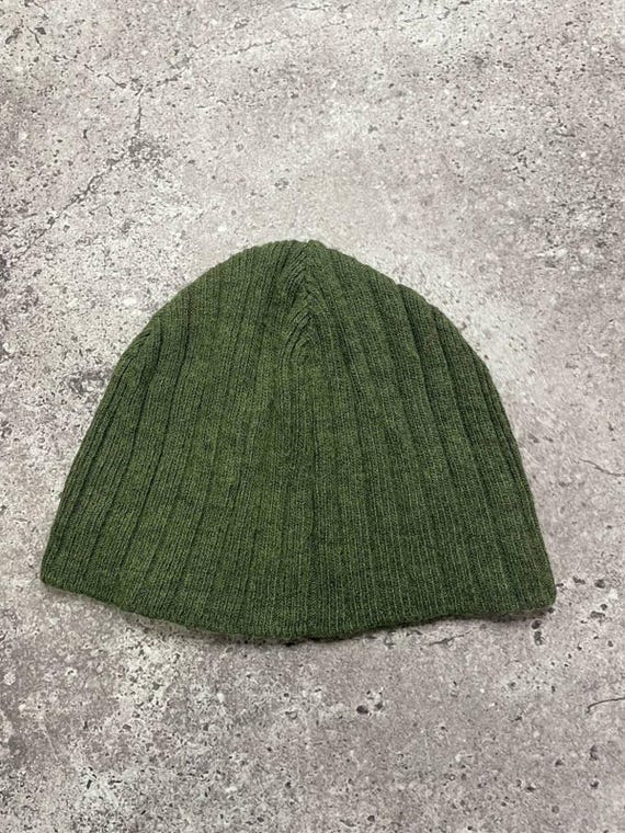 Vintage Olive Green Women\'s Knit Hat Olive_Green_Kufi_Skull_Cap_Bea  main image 2