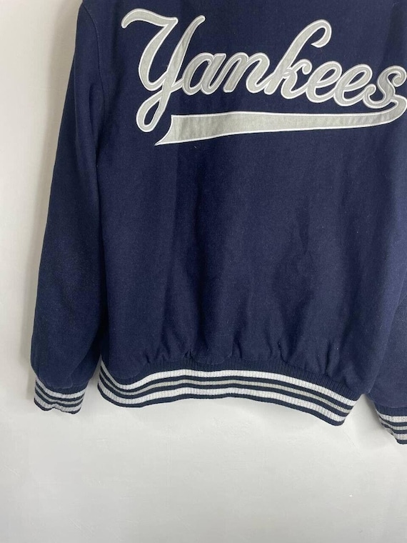 Vintage New York Yankees MLB Navy Blue Varsity Jacket XL – Classic