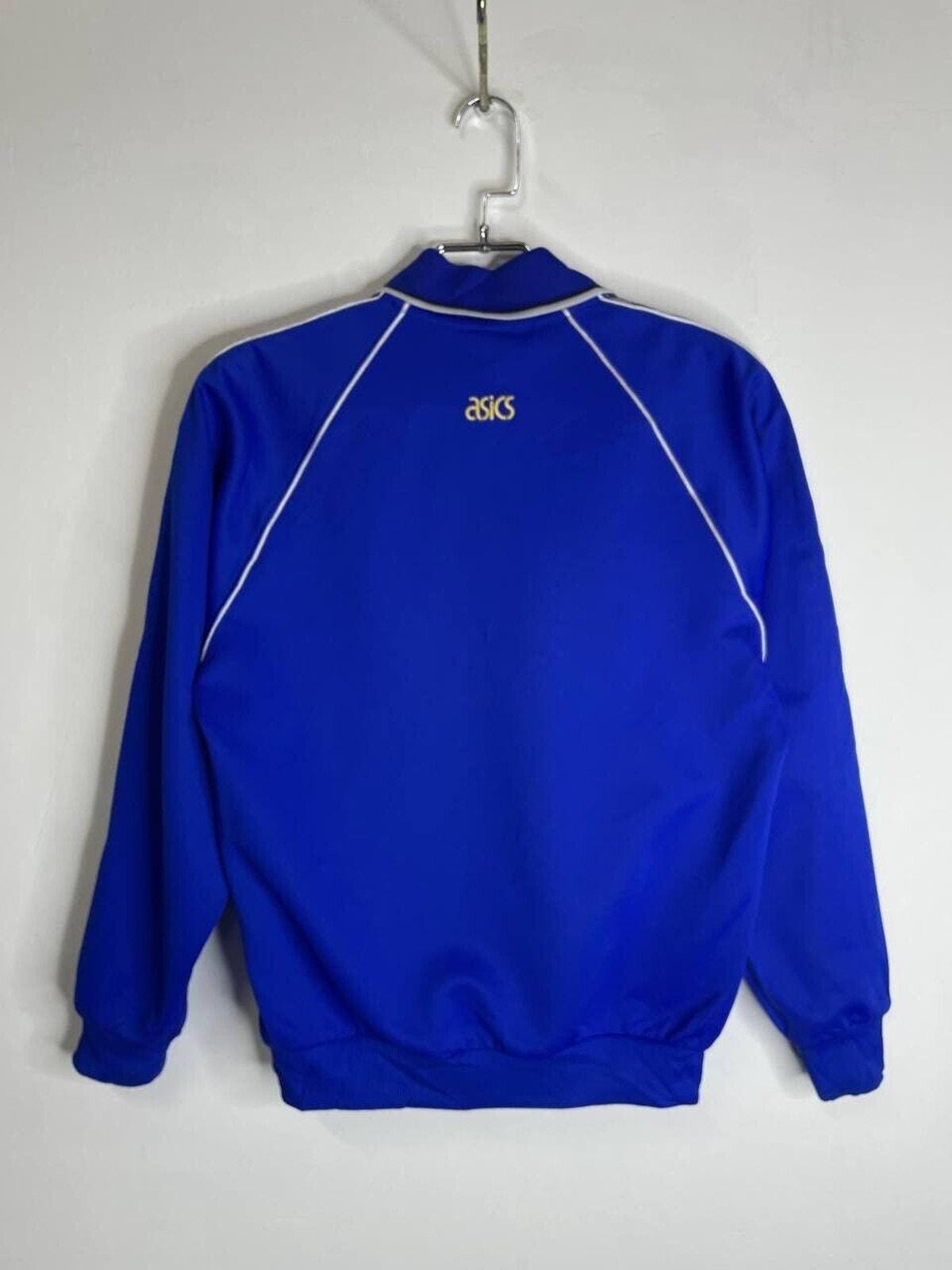 Vintage ASICS Japan National Team Sweatshirt Size S Blue Pullover