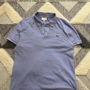 Vintage Lacoste Purple Large Polo T Shirt