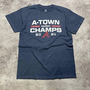 Vintage Atlanta Braves A-Town Champs T-Shirt MLB - Size M