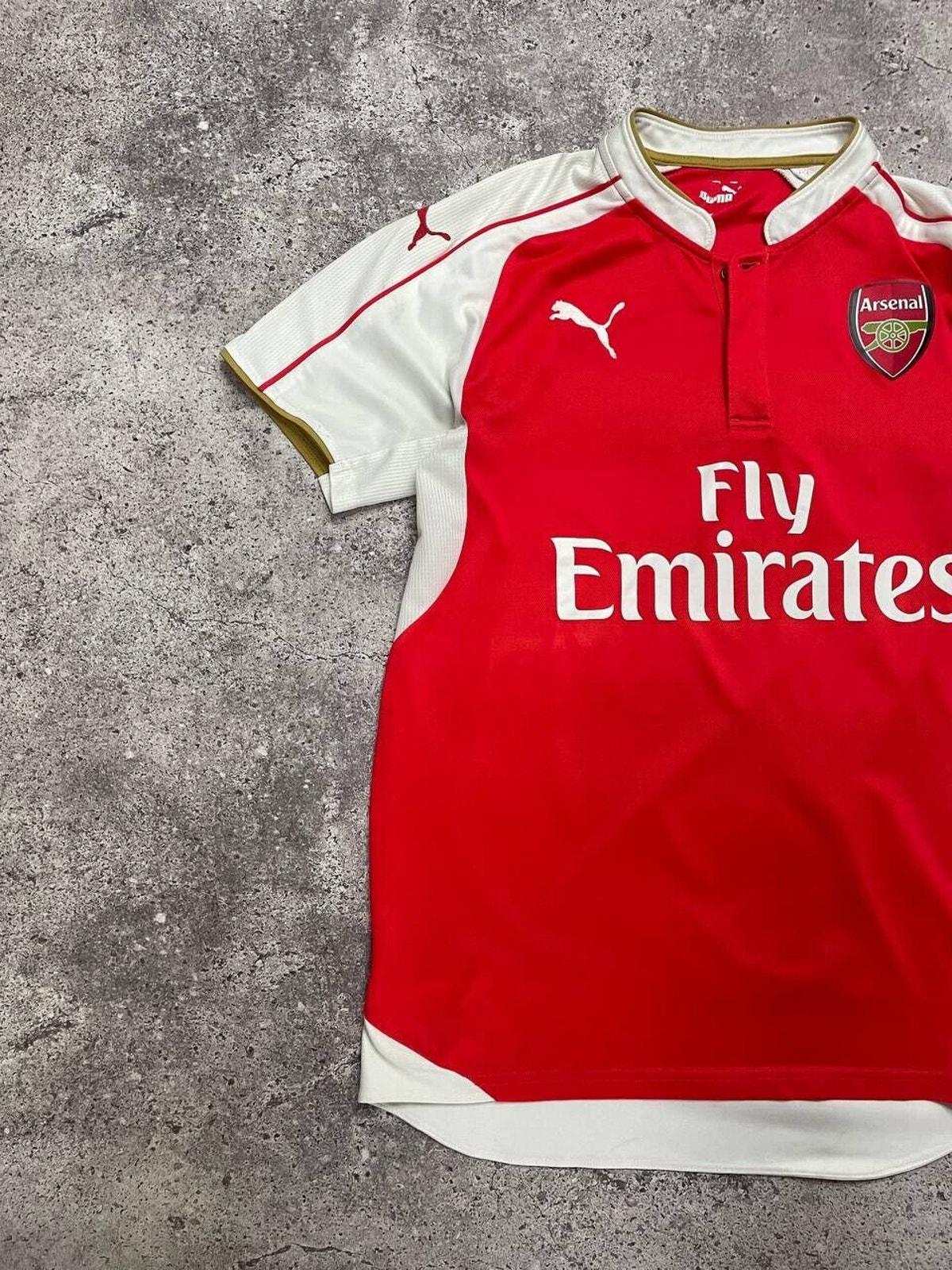 Vintage Arsenal Red Soccer Jersey M Puma Fly Emirates - Etsy