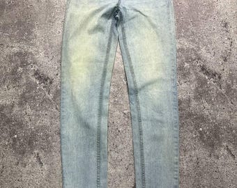 Vintage Wild Fable High Rise Skinny Jeans Light Wash Größe 27 Stretch Fit