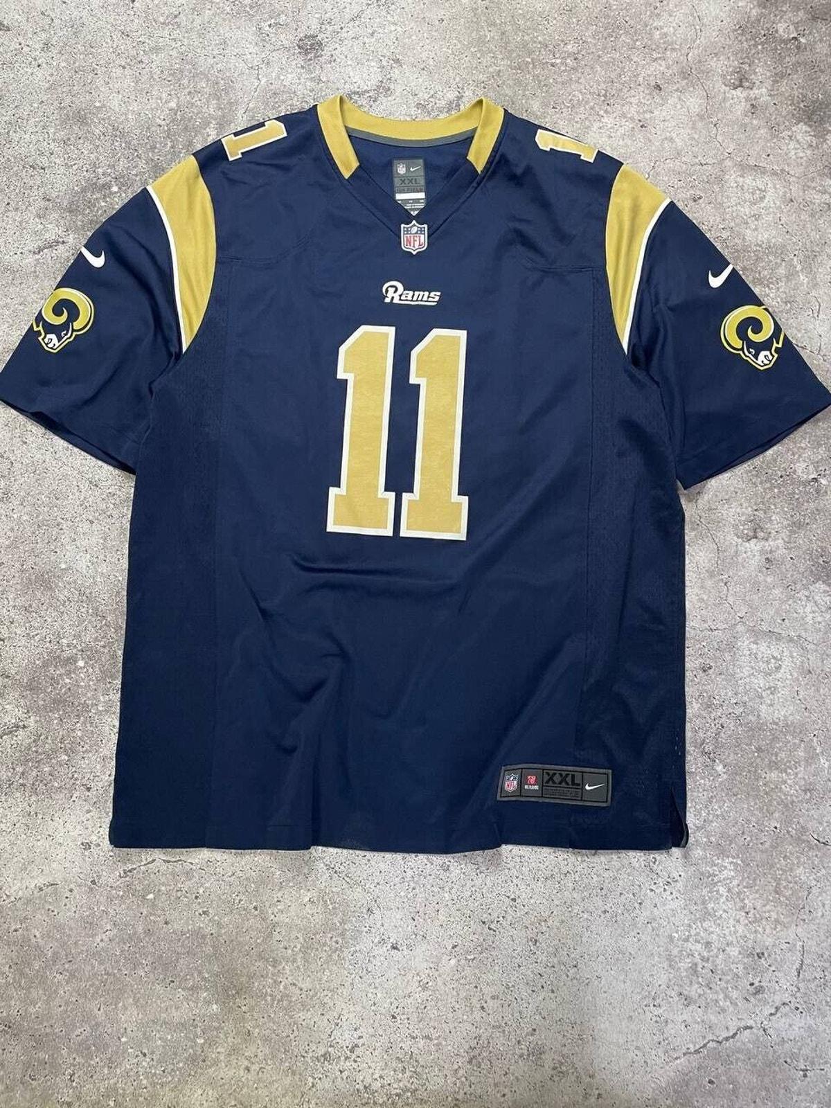 Vintage Nike NFL St. Louis Rams #11 Jersey XXL Navy Blue Gold On