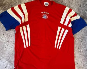 90s adidas Bayern München ユニフォーム adidas Bayern Munich 1989-1990 Home Jersey - USED Condition