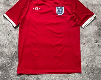 Vintage Umbro England Soccer Jersey - Men's Size L - Retro