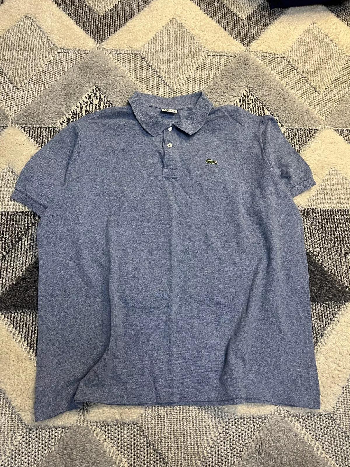 Polo vintage Lacoste talla XL con el icónico logotipo de cocodrilo
