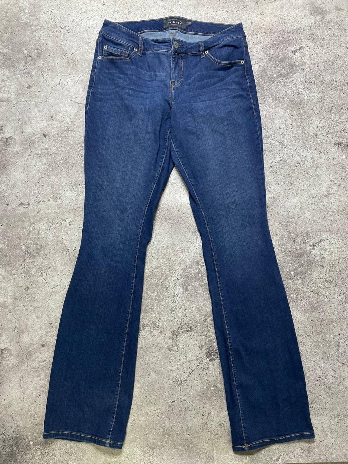 Vintage Torrid Premium Stretch Jeans Size L Straight Leg Blue