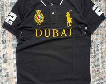 Polo Ralph Lauren Dubai #2 Polo Shirt Black Chief Keef - Etsy