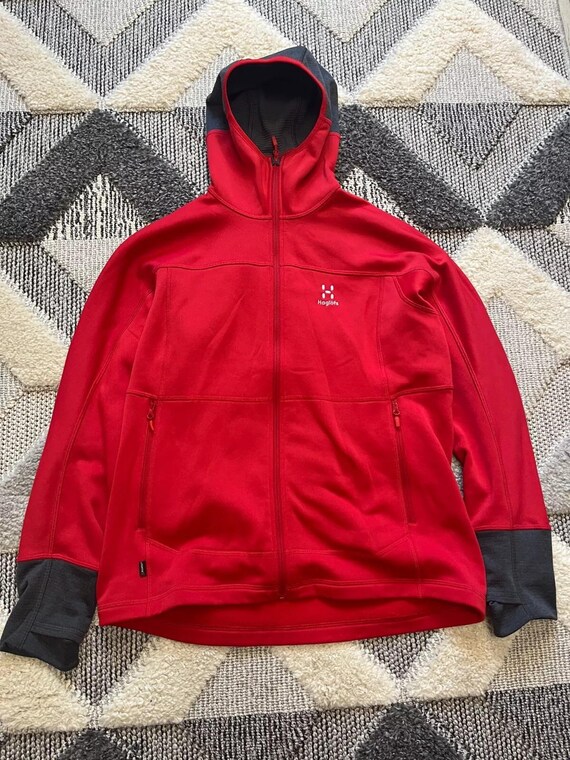 Haglofs Fleece Polartec Light Jacket Full Zip Sweatshirt Etsy