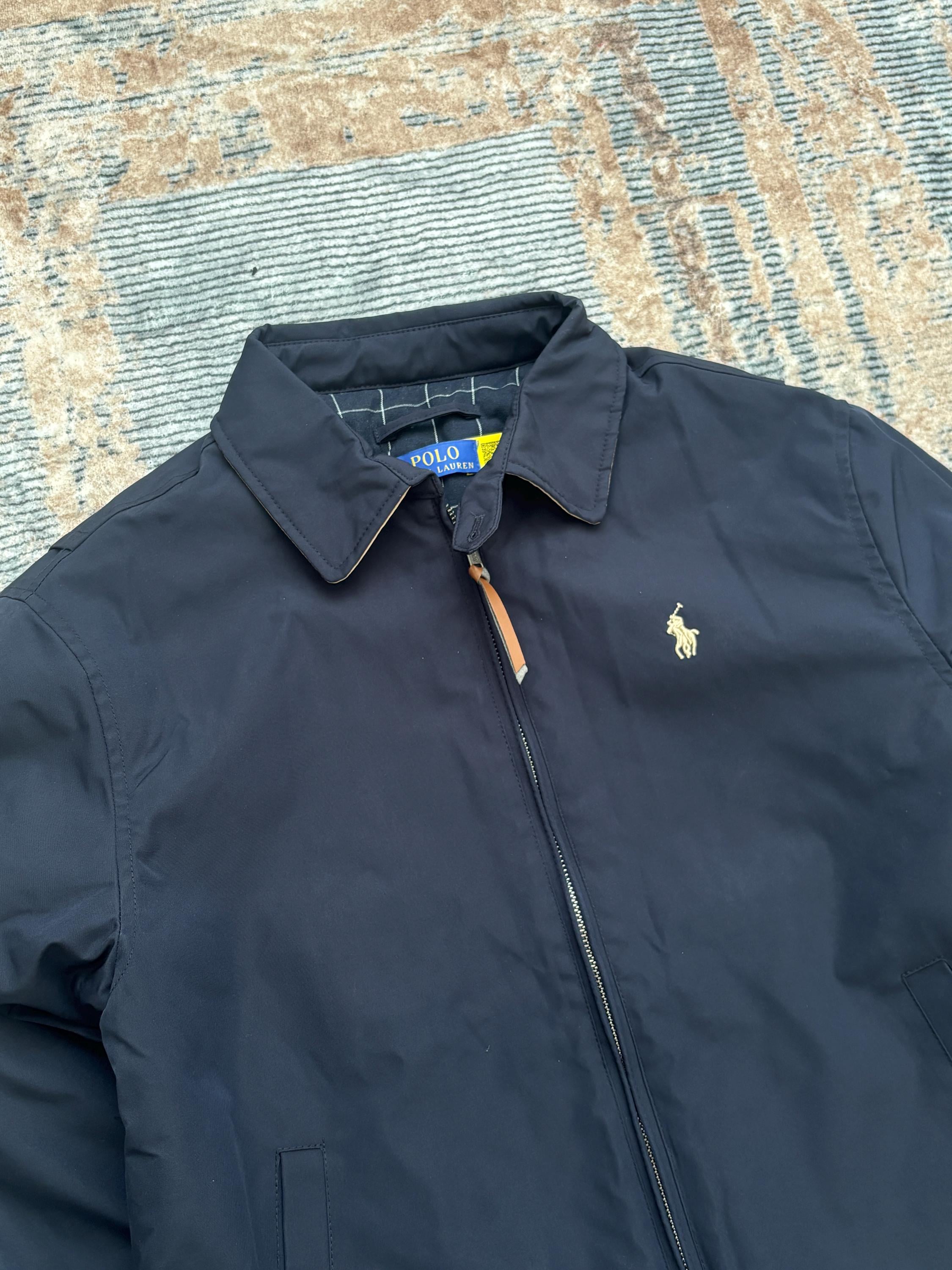 Vintage Polo Ralph Lauren Navy Jacket • Zip up Harrington Bomber