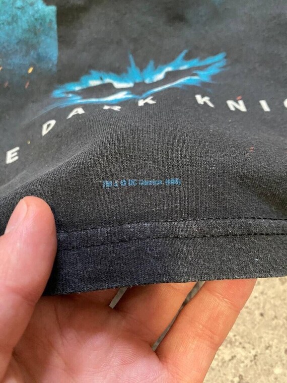 Vintage the Dark Knight T-shirt Black Batman Graphic Delta Pro