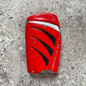 Vintage Marlboro Red Racing Style Torch Lighter Refillable Pocket Lighter