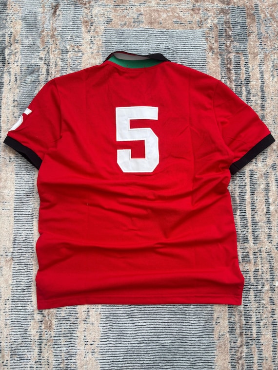 Vintage Polo Ralph Lauren Milan Polo Shirt Red • Big Pony Logo