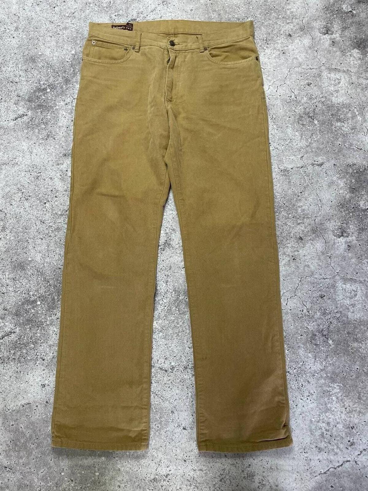 Vintage Marlboro Classics Brown Cotton Pants 36x34 Casual Workwear