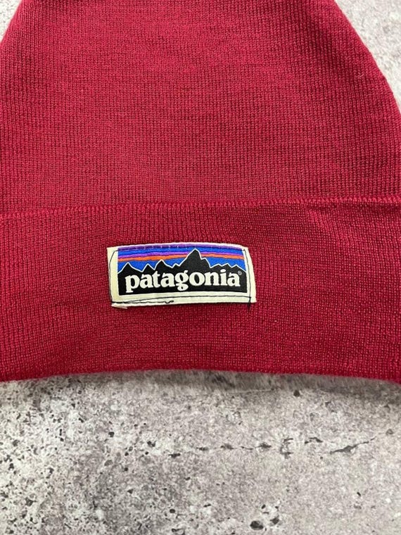ヴィンテージ パタゴニア レッド ニット ビーニー ハット - Etsy 日本