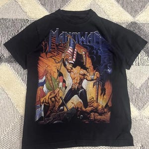 Manowar vintage shirt - Etsy 日本