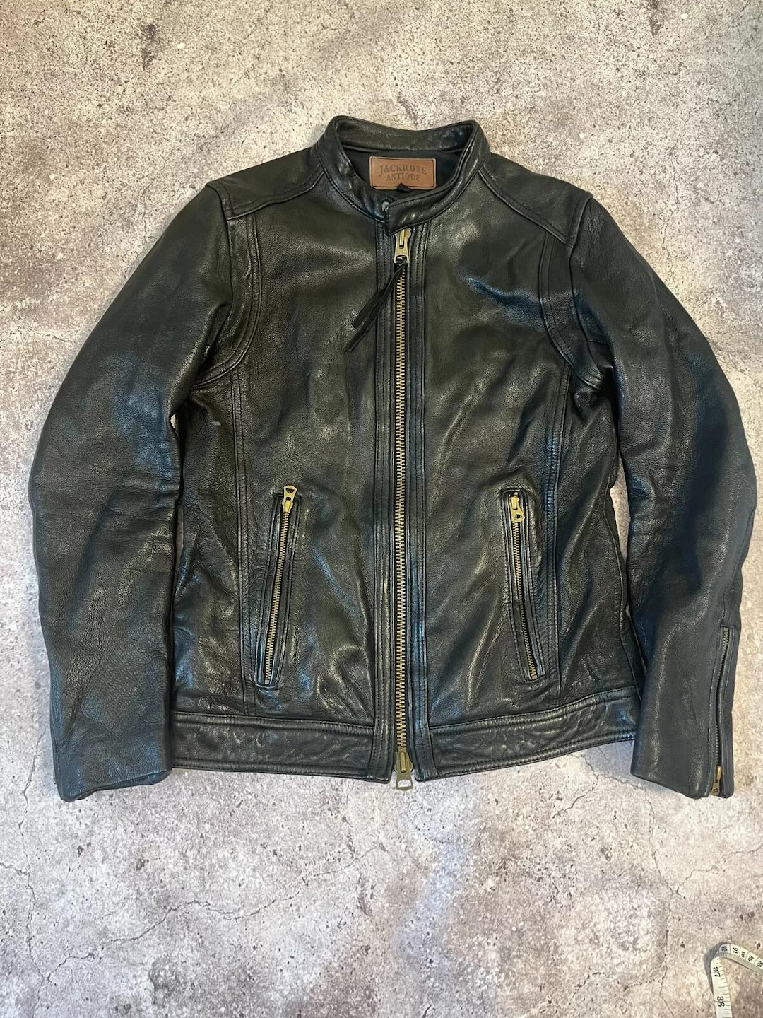 Vintage Jack Rose Rare Leather Jacket - Etsy