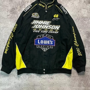 Vintage NASCAR Johnson Hendrick Motorsports Embroidered Jacket