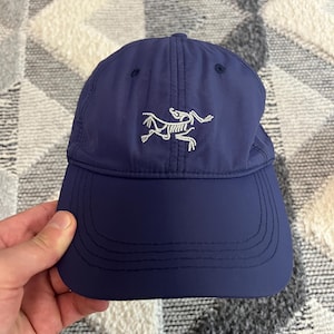Vintage Arcteryx Blue Cap - Etsy