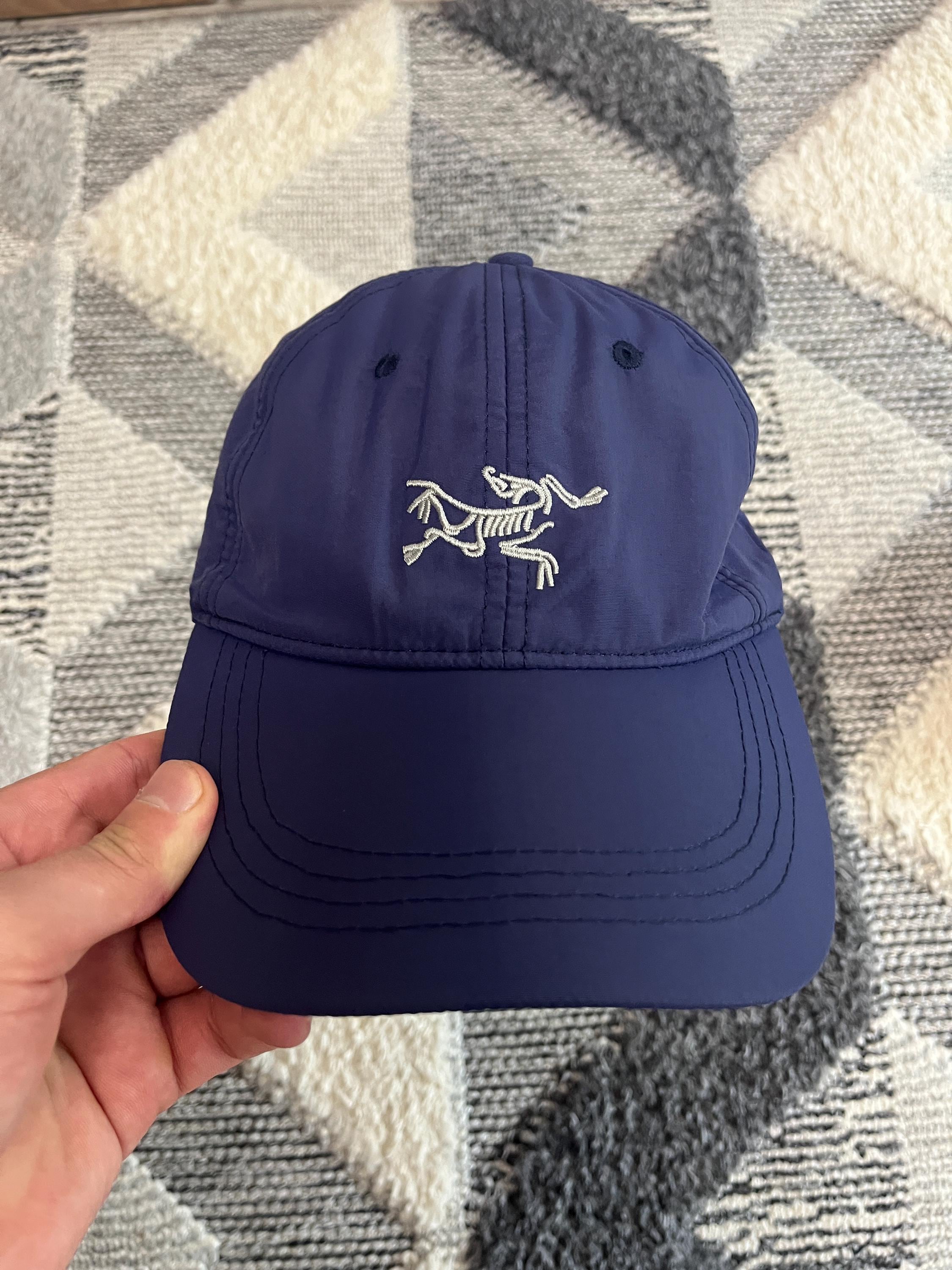 Vintage Arc'teryx Logo Baseball Cap Blue Adjustable Strapback Hat