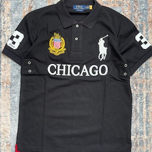 ✨POLO RALPH LAUREN 半袖 CHICAGO ポロシャツ M✨ Polo Ralph Lauren Chicago - Etsy Norway