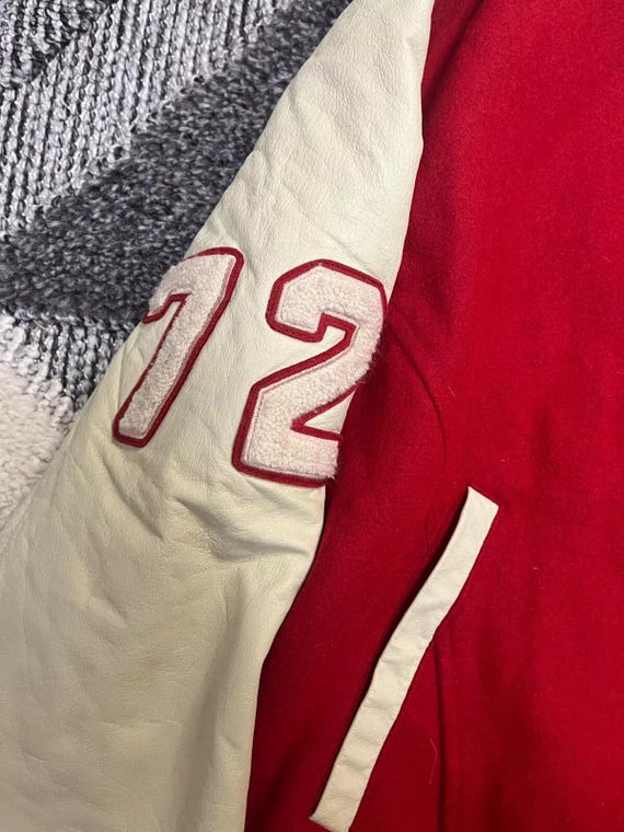 Vintage Echo Red Leather Jacket - image 4