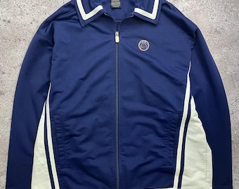 Sudadera Nike Basketball Vintage con cremallera en color azul, talla mediana