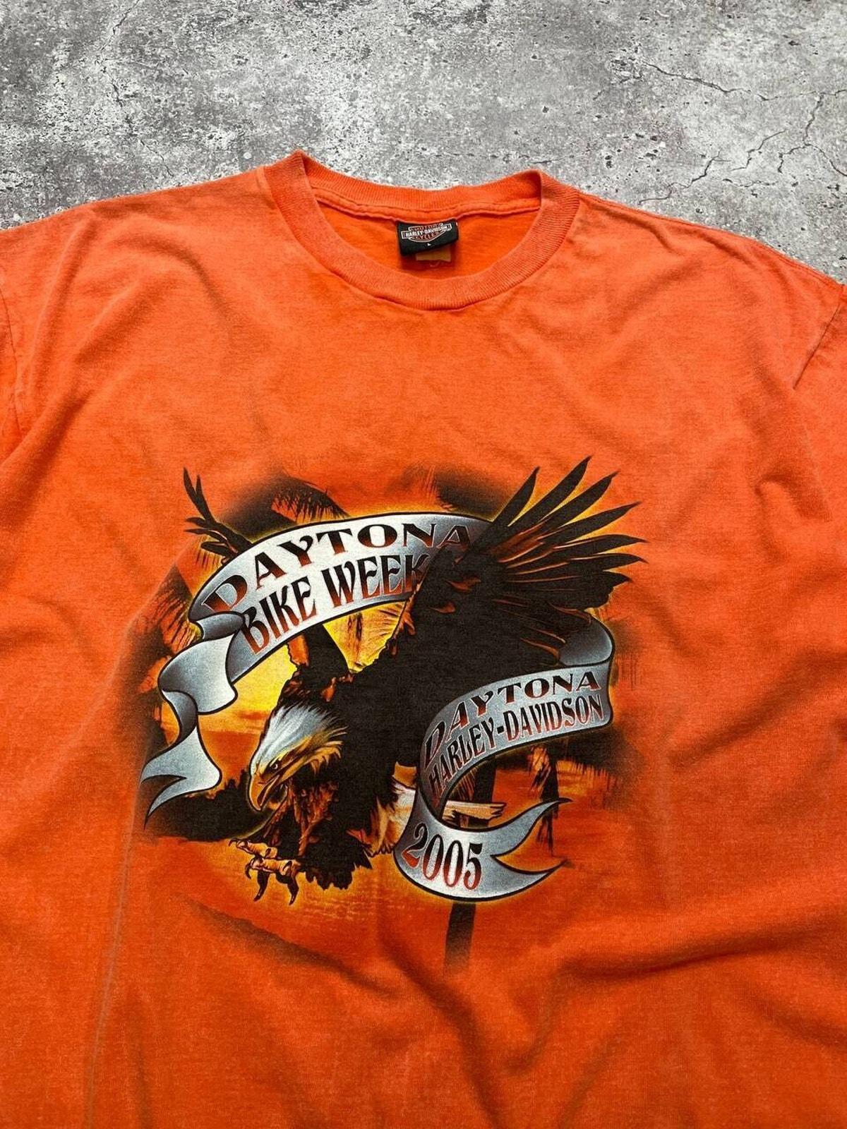 ヴィンテージ ハーレーダビッドソン Tシャツ デイトナ バイク ウィーク 