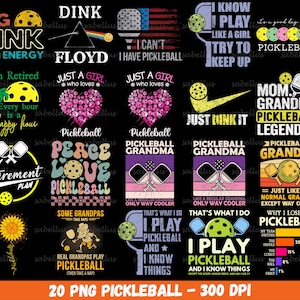 Pickleball Png-Bundle, Pickleball Png, Pickleball-Shirt-Design, Pickleball Mama Png, Pickleball Platz Png, Pickleball Paddles, Digitales Png