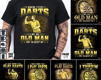 Darts Sublimation PNG, Funny Darts Quotes, Beer Lover Designs, Digital Download Bundle, Sublimation Clipart, Darts Player Art