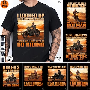 Biker PNG Bundle, Motorcycle Sublimation Designs, Vintage Biker PNG, Retro Motorcycle PNG, Chopper Rider Clipart, Biker T Shirt Design