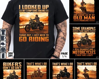 Paquete PNG de motociclista, diseños de sublimación de motocicletas, PNG de motociclista vintage, PNG de motocicleta retro, clipart de motociclista chopper, diseño de camiseta de motociclista